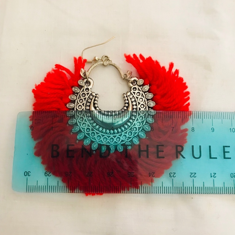 ⭐️HP⭐️ Tassel Fringe Queen / CODE: ER 28 - Picture 6 of 8